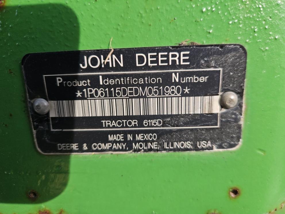 Image for 2013 John Deere 6115D