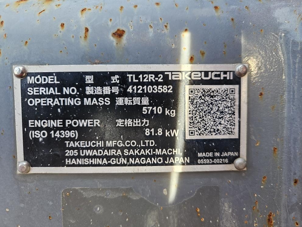 Image for 2022 Takeuchi TL12R-2