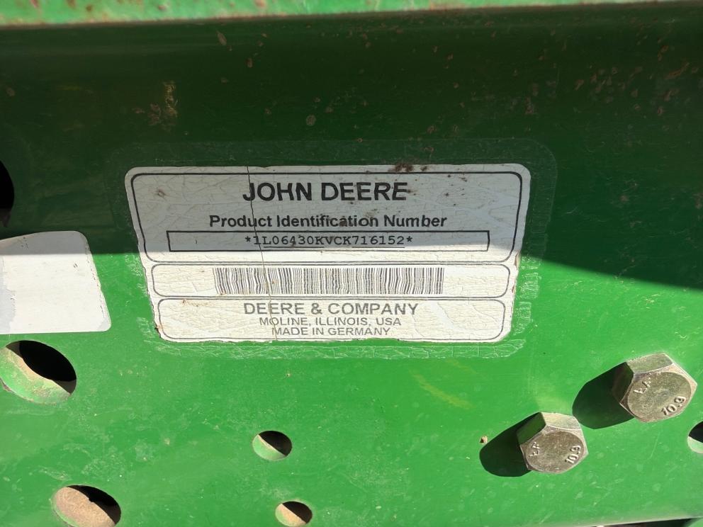 Image for 2012 John Deere 6430 Premium