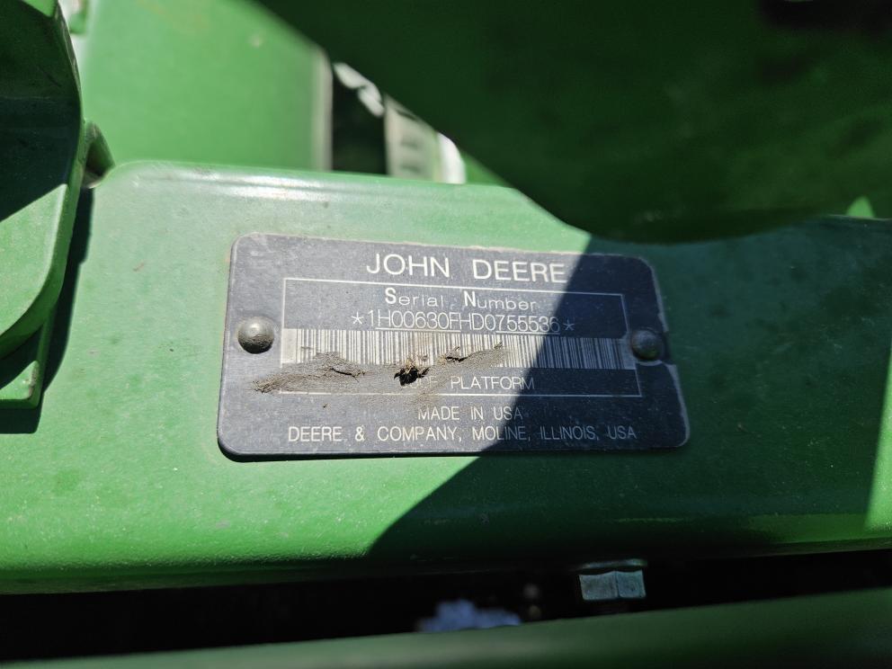 Image for 2013 John Deere 630F