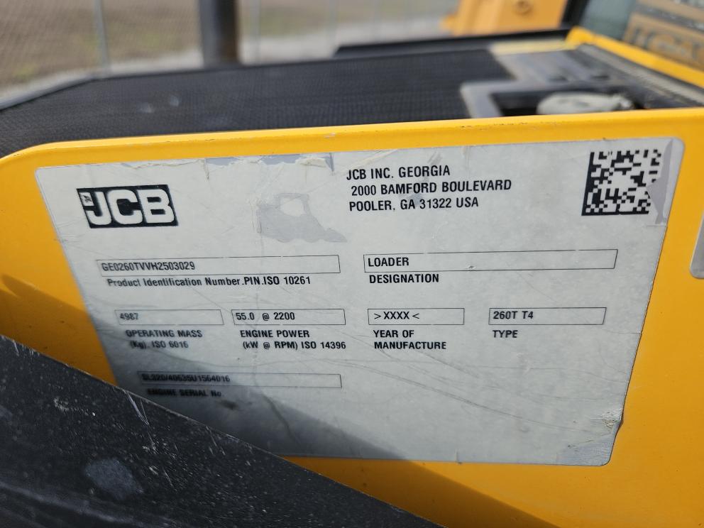 Image for 2017 JCB 260T