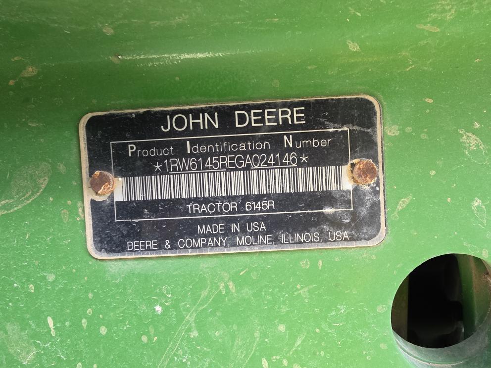 Image for 2016 John Deere 6145R