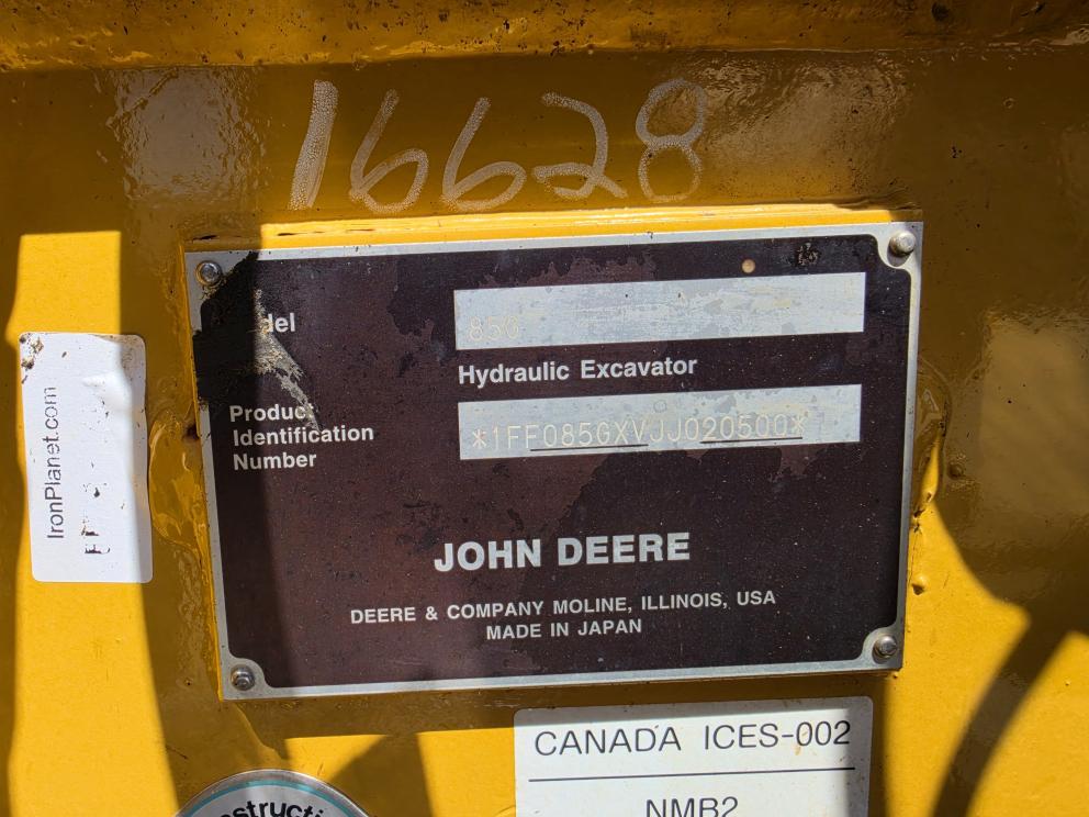 Image for 2018 John Deere 85G