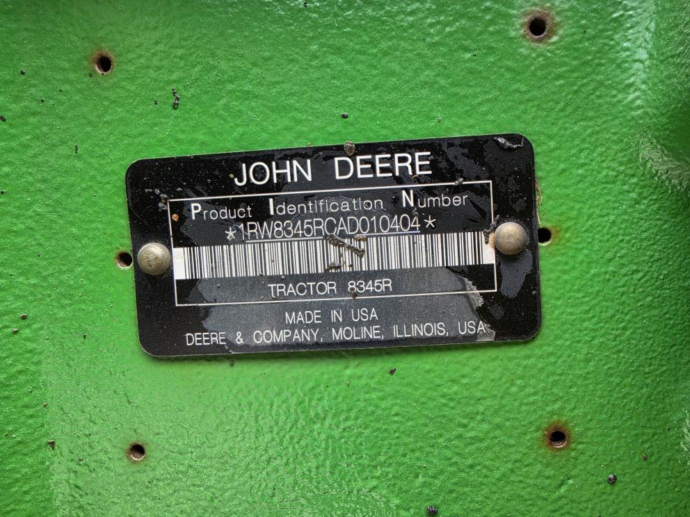 Image for 2010 John Deere 8345R