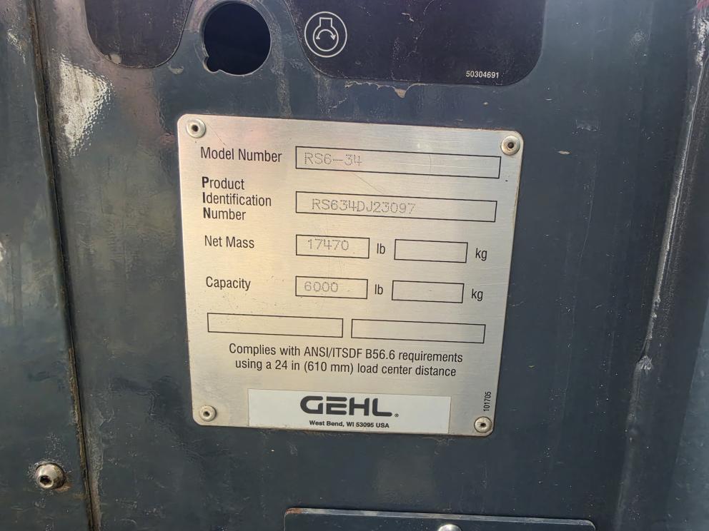 Image for 2017 Gehl RS6-34