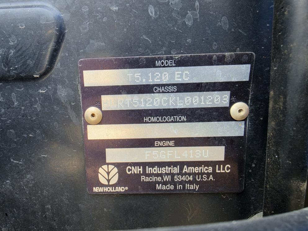 Image for 2019 New Holland T5.120