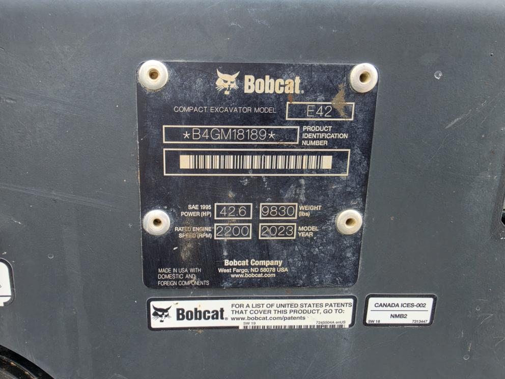 Image for 2023 Bobcat E42