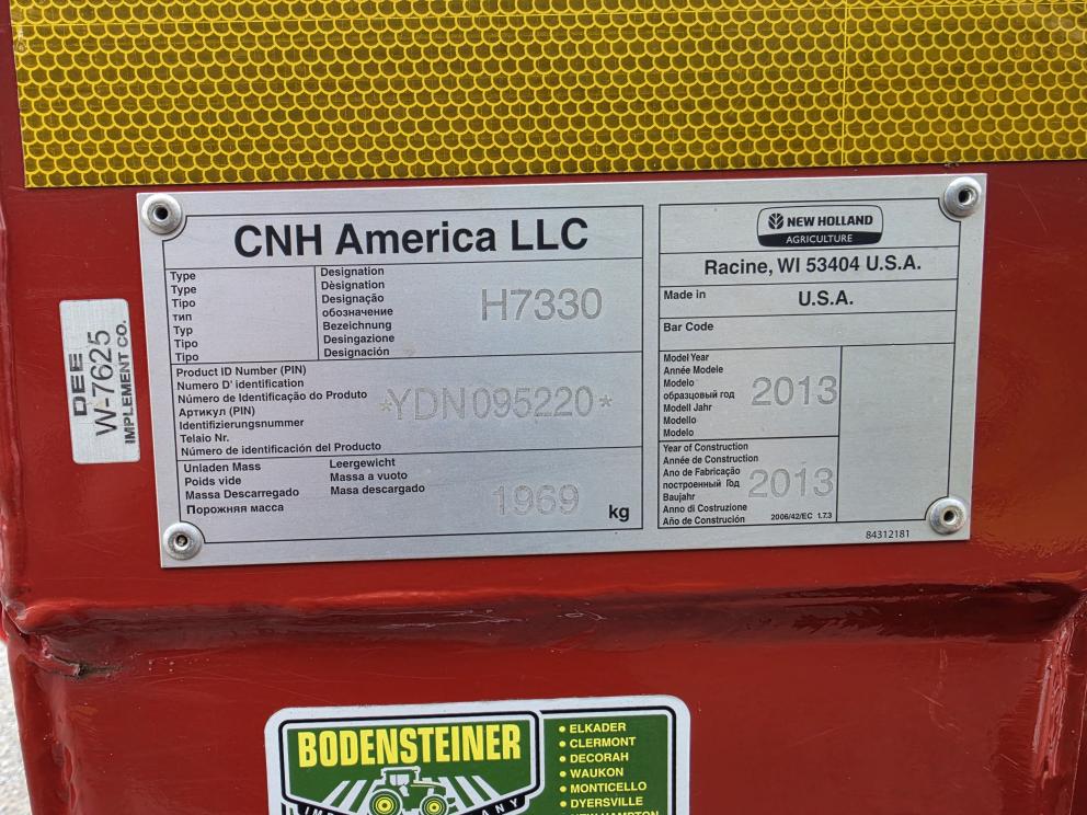 Image for 2013 New Holland H7330