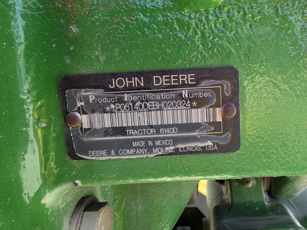 Image for 2011 John Deere 6140D