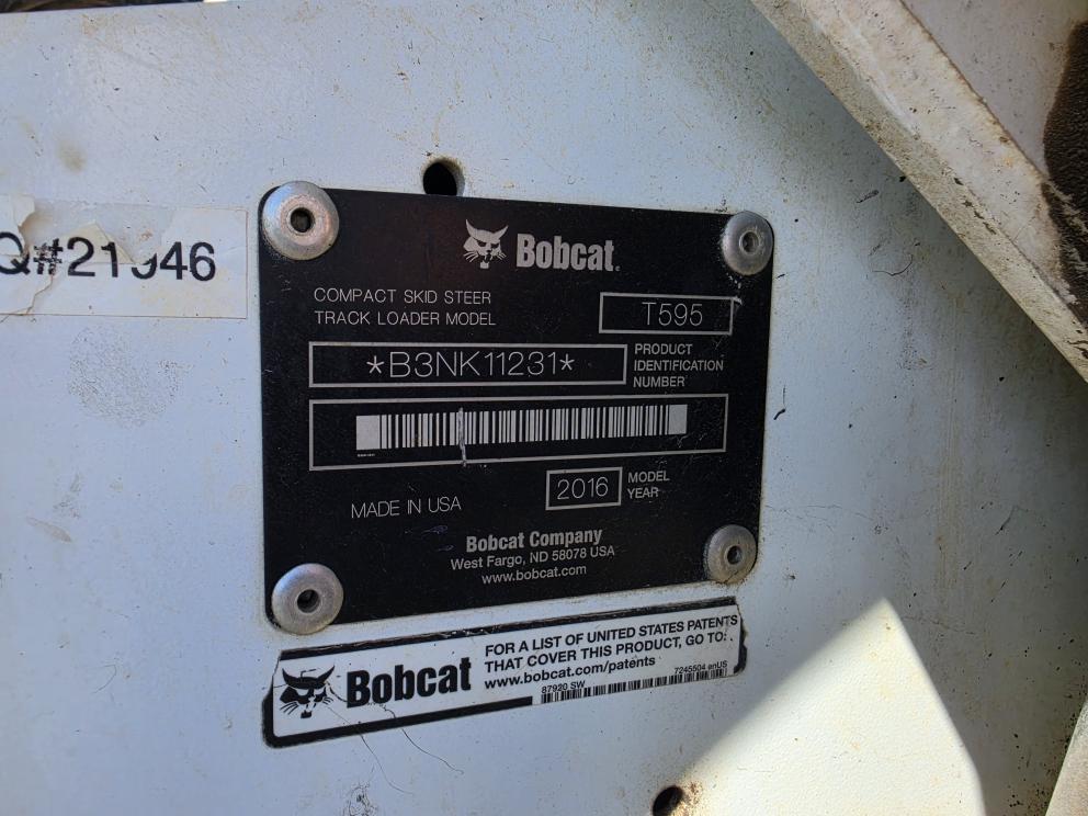 Image for 2016 Bobcat T595