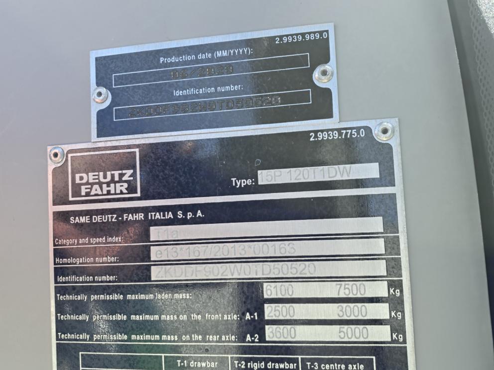 Image for 2021 Deutz Fahr 5120G