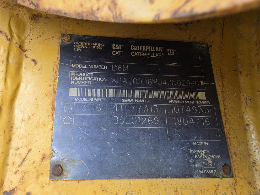 Image for 2002 Caterpillar D6M LGP
