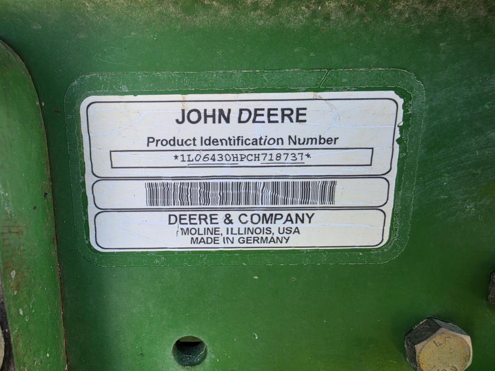 Image for 2012 John Deere 6430