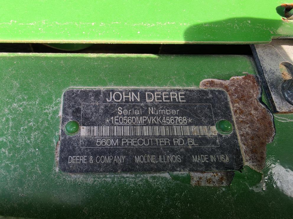 Image for 2019 John Deere 560M