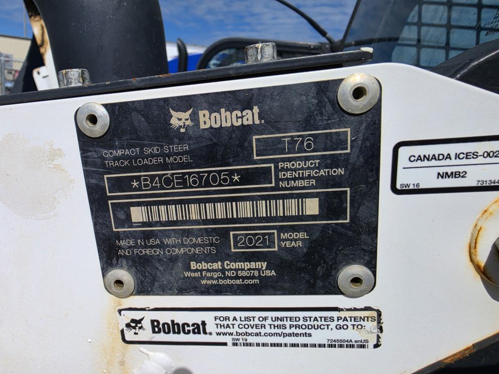 Image for 2021 Bobcat T76