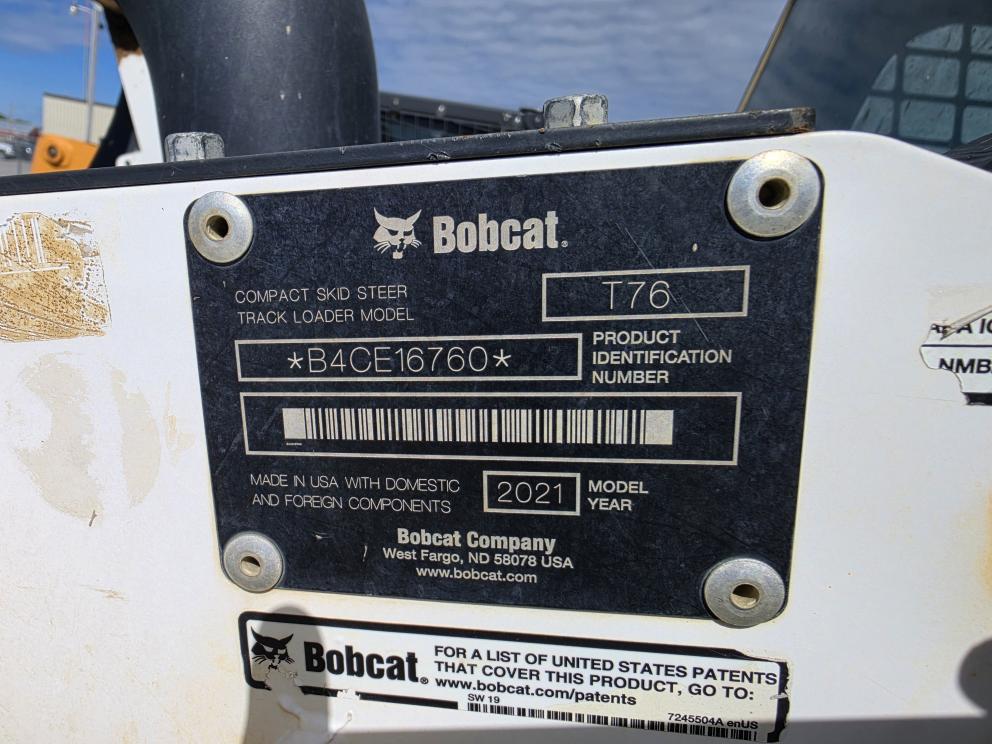 Image for 2021 Bobcat T76