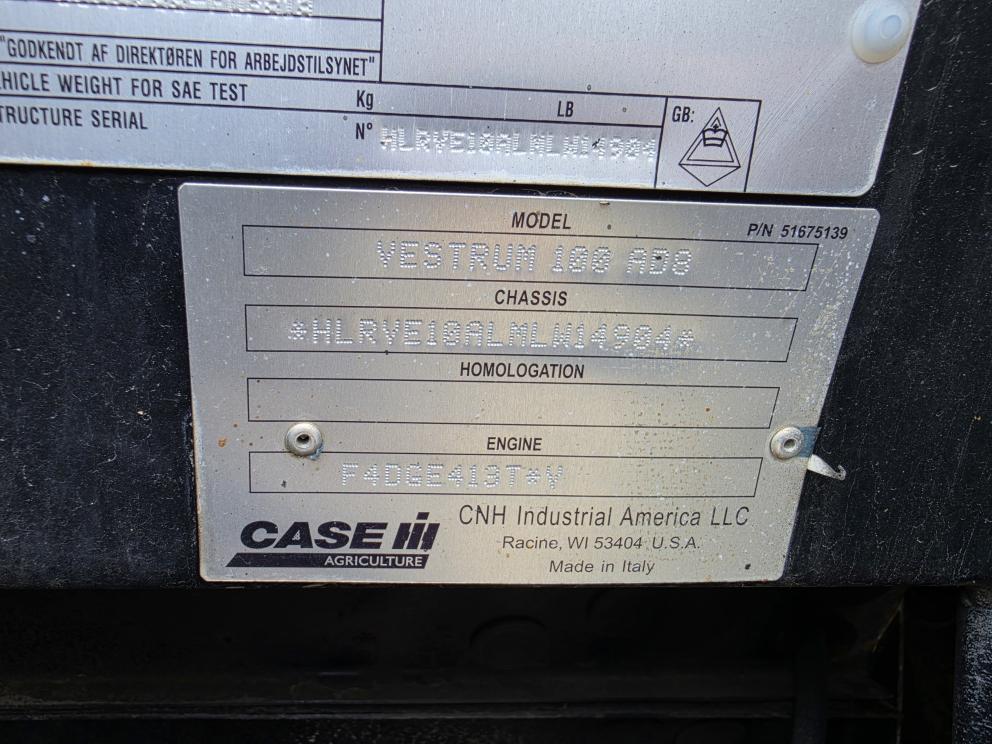 Image for 2021 Case IH Vestrum 100