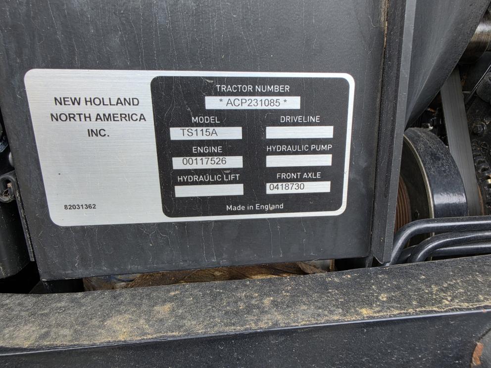 Image for 2004 New Holland TS115A
