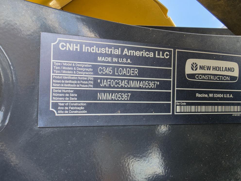 Image for 2021 New Holland C345