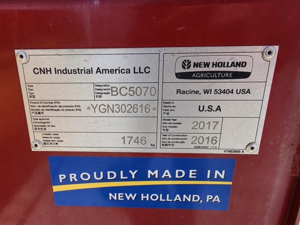 Image for 2016 New Holland BC5070