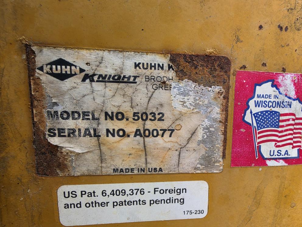 Image for 2009 Kuhn-Knight 5032