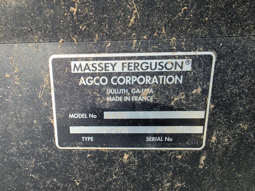 Image for 2005 Massey Ferguson 6465