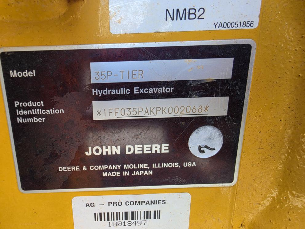 Image for 2023 John Deere 35 P-Tier