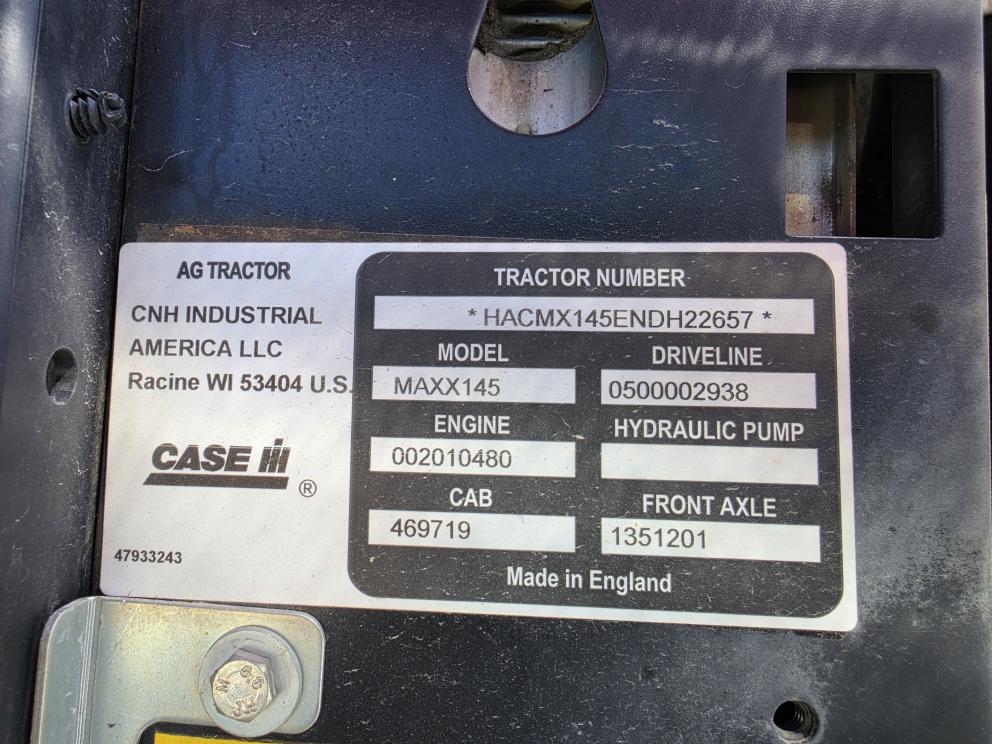 Image for 2022 Case IH Maxxum 145