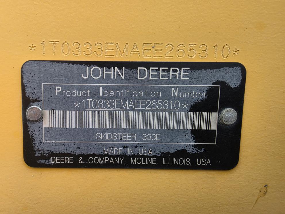 Image for 2014 John Deere 333E