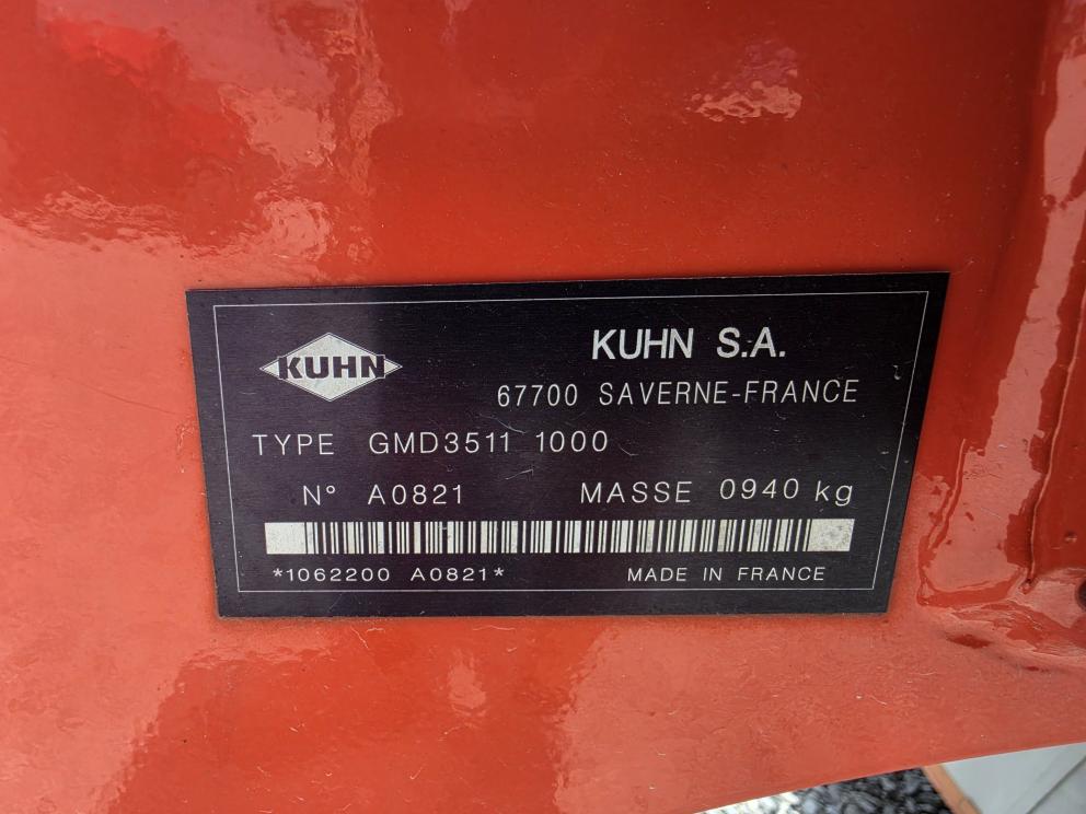 Image for 2019 Kuhn GMD3511