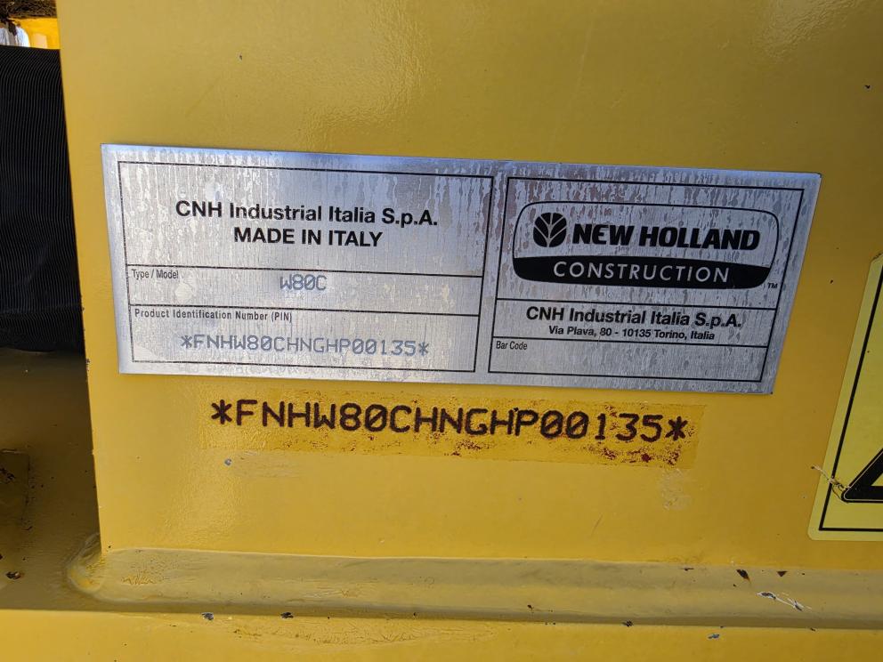 Image for 2016 New Holland W80C