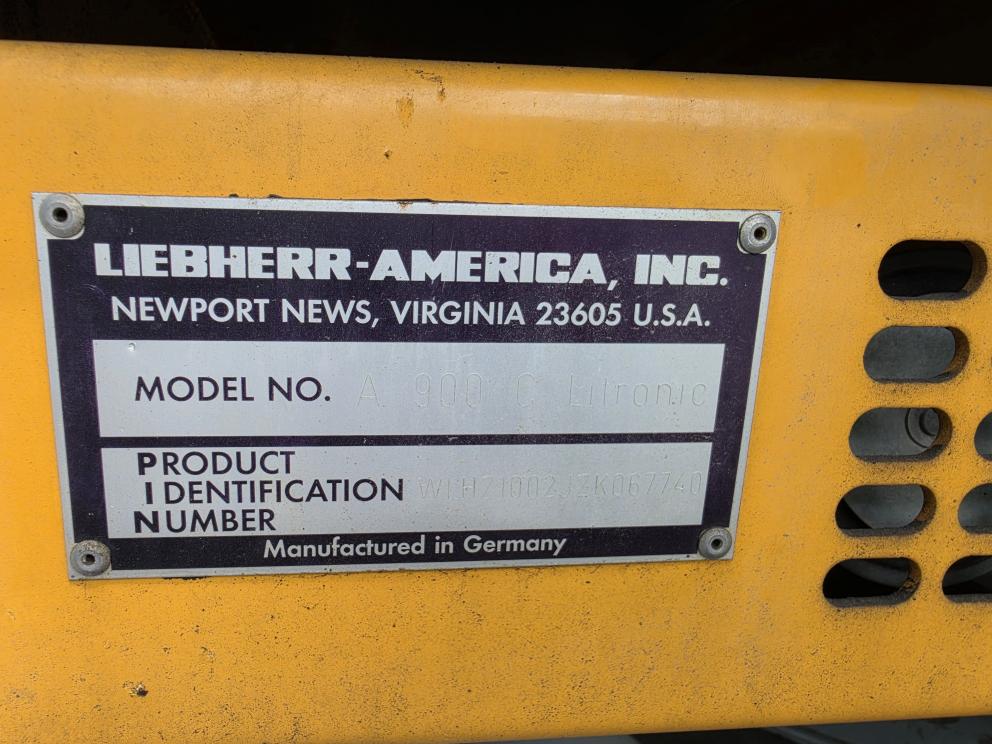Image for 2006 Liebherr A 900 C Litronic
