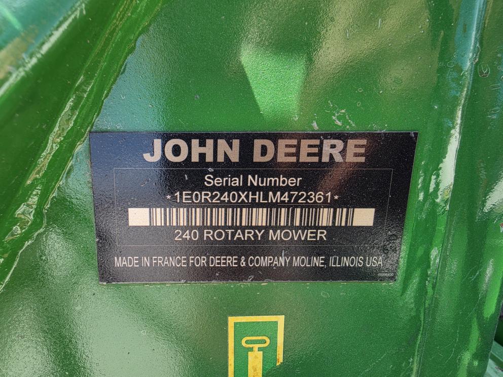 Image for 2020 John Deere R240