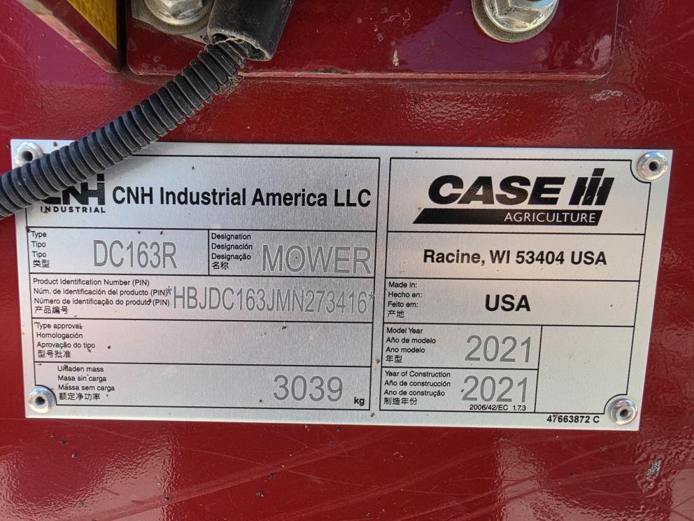 Image for 2021 Case IH DC163