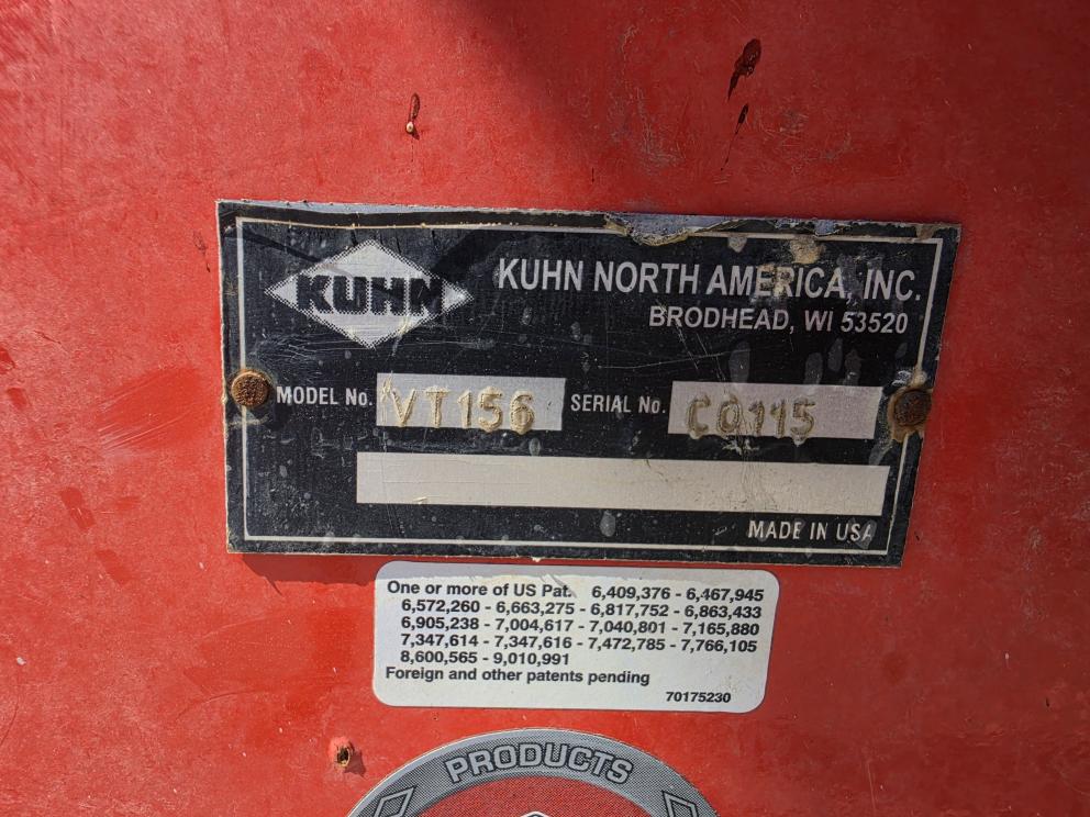Image for 2018 Kuhn-Knight VT156