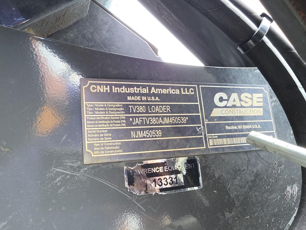 Image for 2018 Case TV380