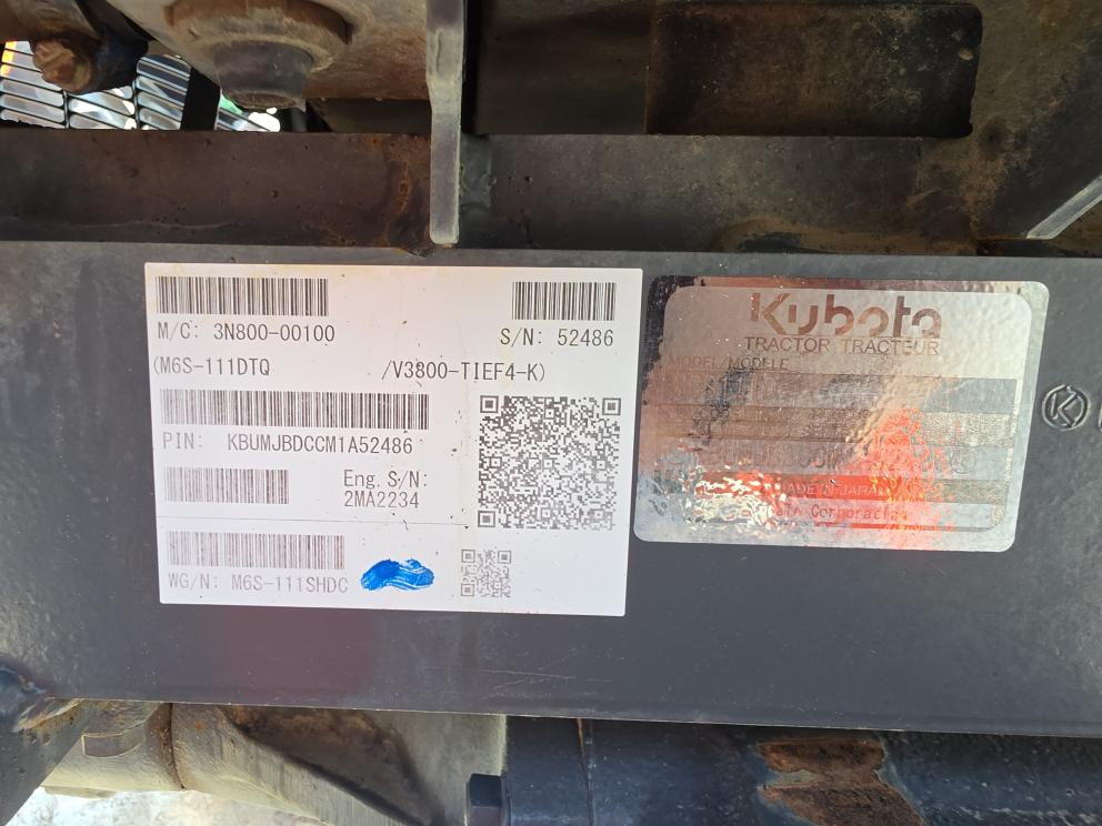 Image for 2021 Kubota M6S-111