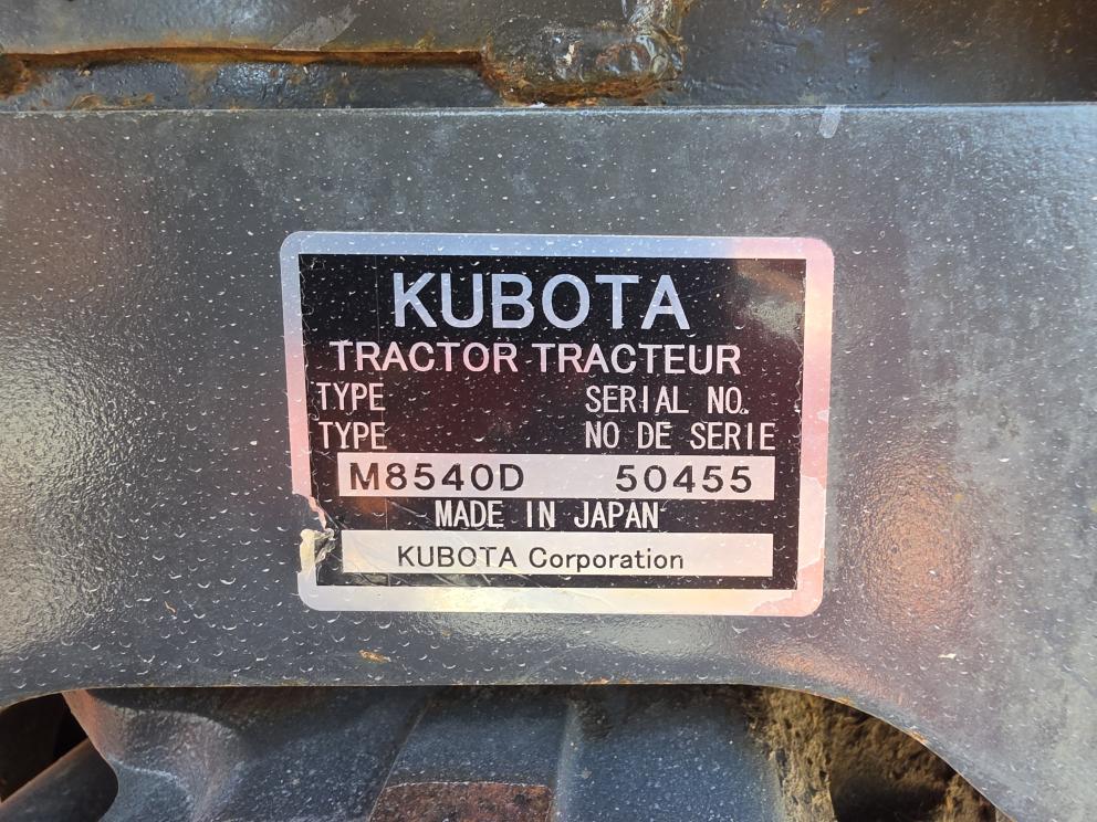 Image for 2006 Kubota M8540