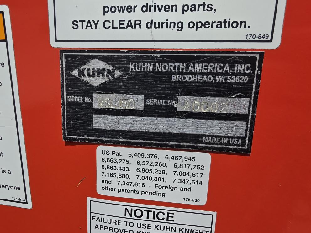 Image for 2010 Kuhn-Knight VSL150