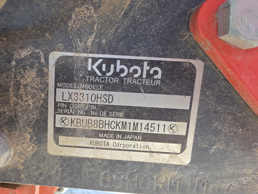 Image for 2021 Kubota LX3310