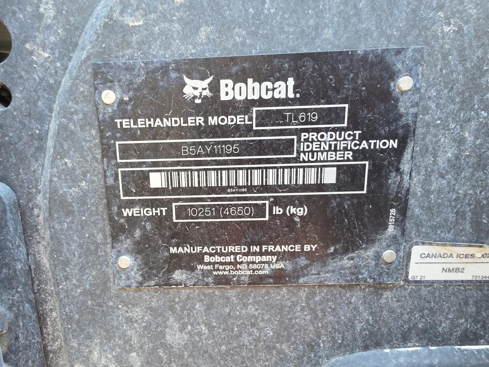 Image for 2022 Bobcat TL619