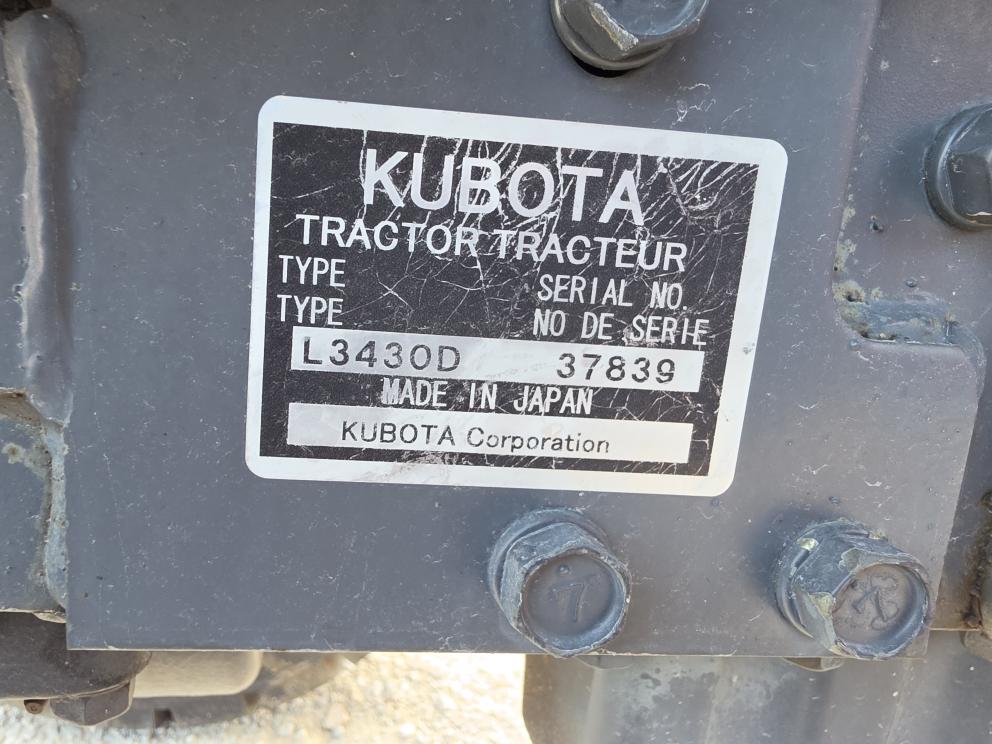 Image for 2006 Kubota L3430