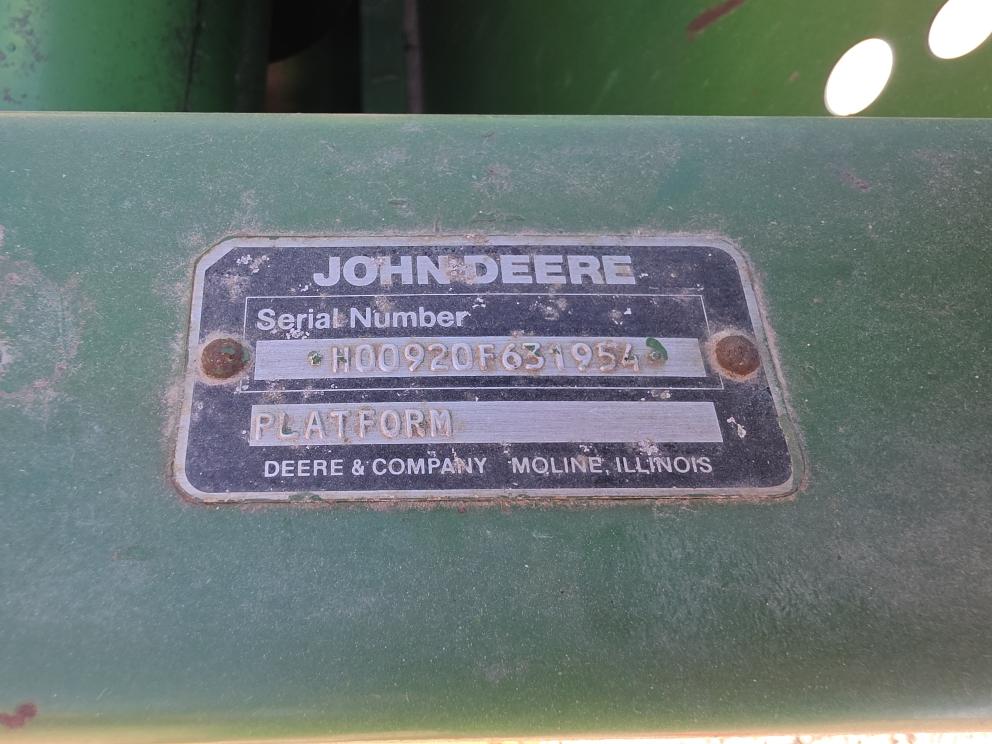 Image for 1989 John Deere 920