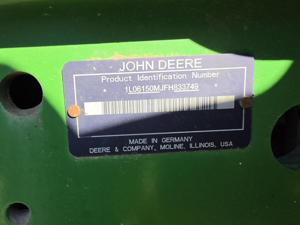 Image for 2015 John Deere 6150M