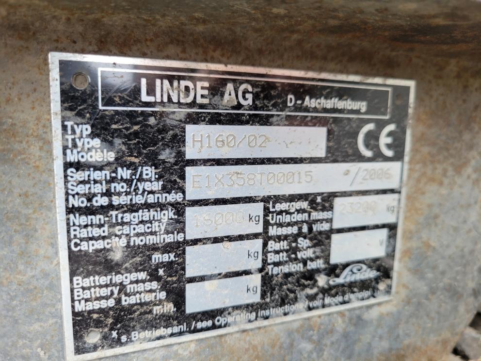 Image for 2006 Linde H160-02