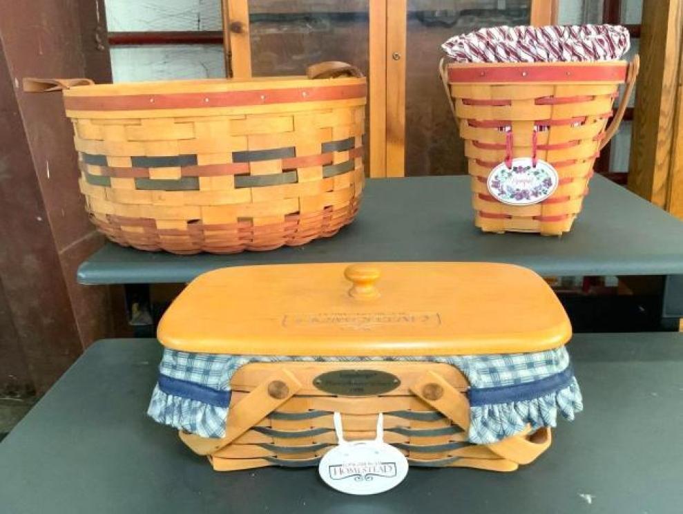 Image for VIRTUAL AUCTION - Longaberger Baskets, DVDs and Movies, Tools, Household, Furniture