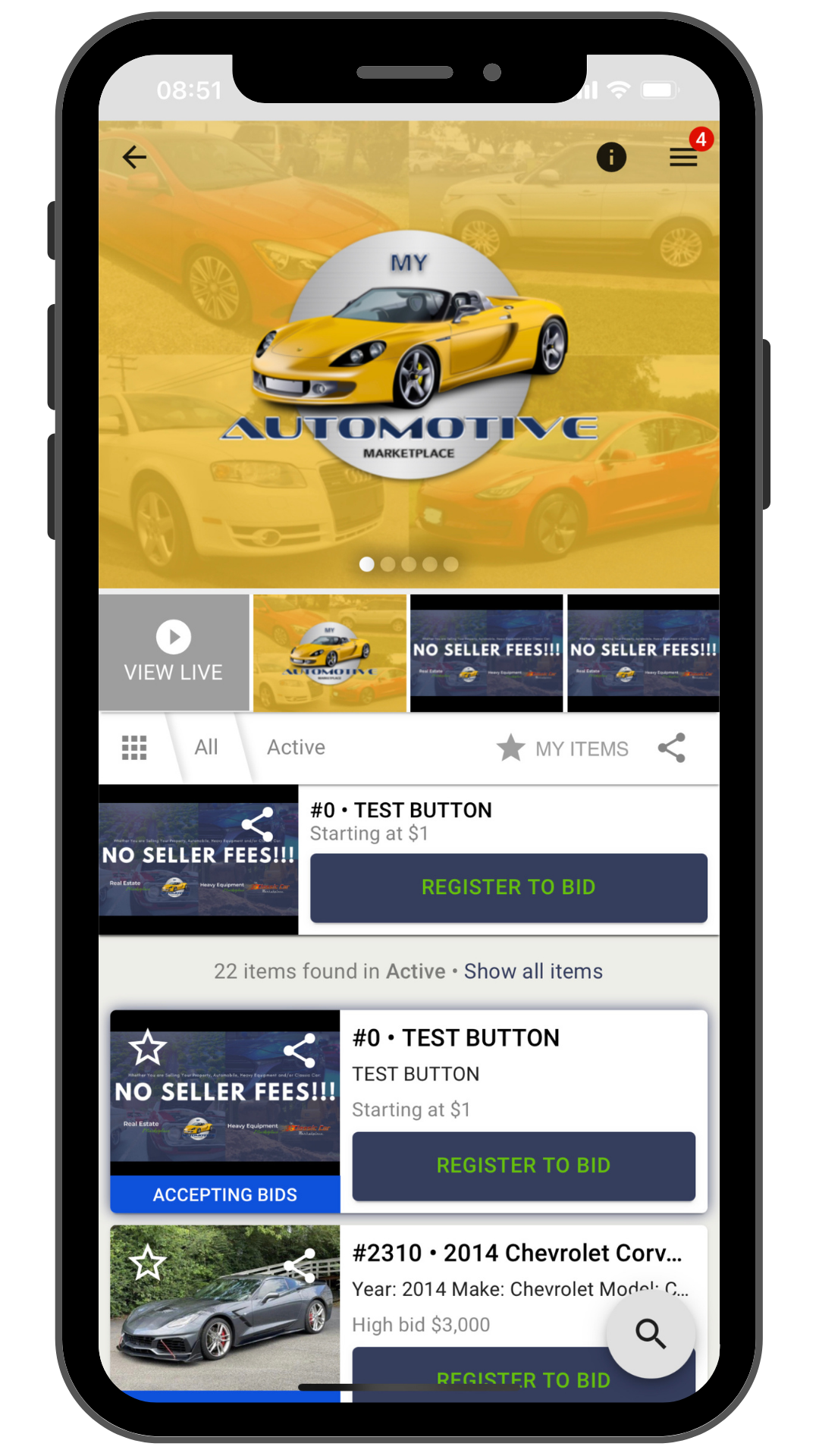 Participate in our auctions online or via our Mobile App!