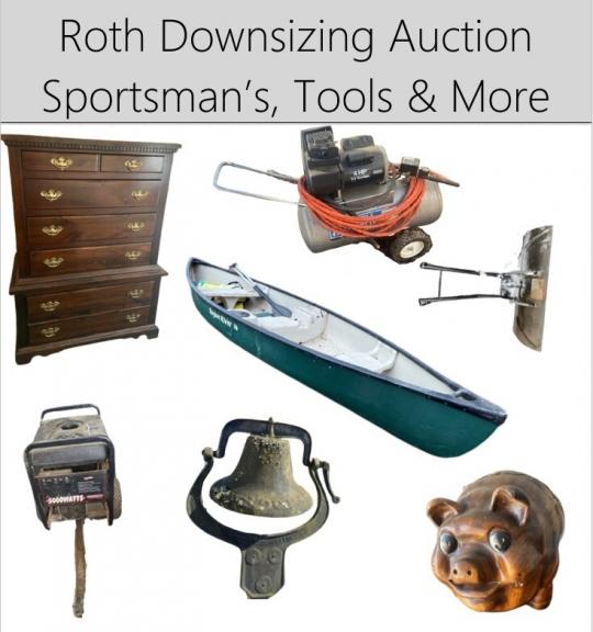 Image for Roth Downsizing Auction-Sportsman’s, Tools & Estate