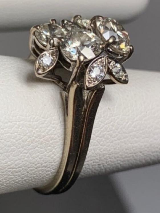 Image for Exquisite Diamond Cluster Ring