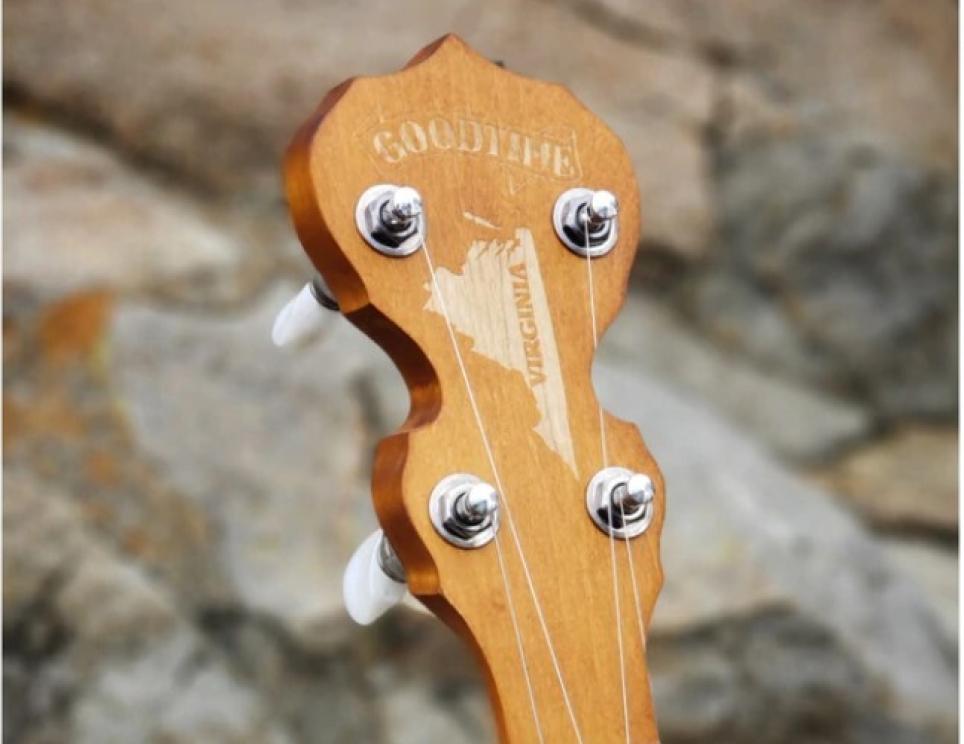 Image for Mumford & Sons Custom Virginia Charity Banjo